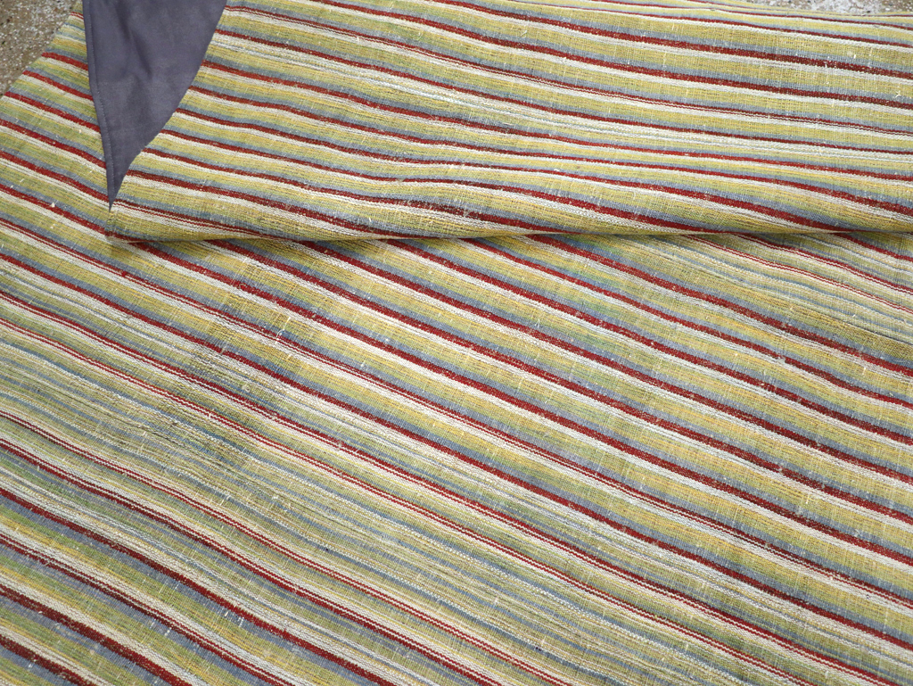 Vintage Turkish Flatweave Kilim Room Size Carpet, No.31309 - Gss