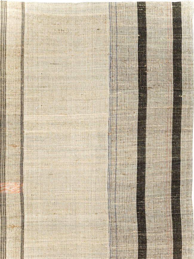 Vintage Turkish Flatweave Kilim Room Size Carpet, No.31313 - Gss