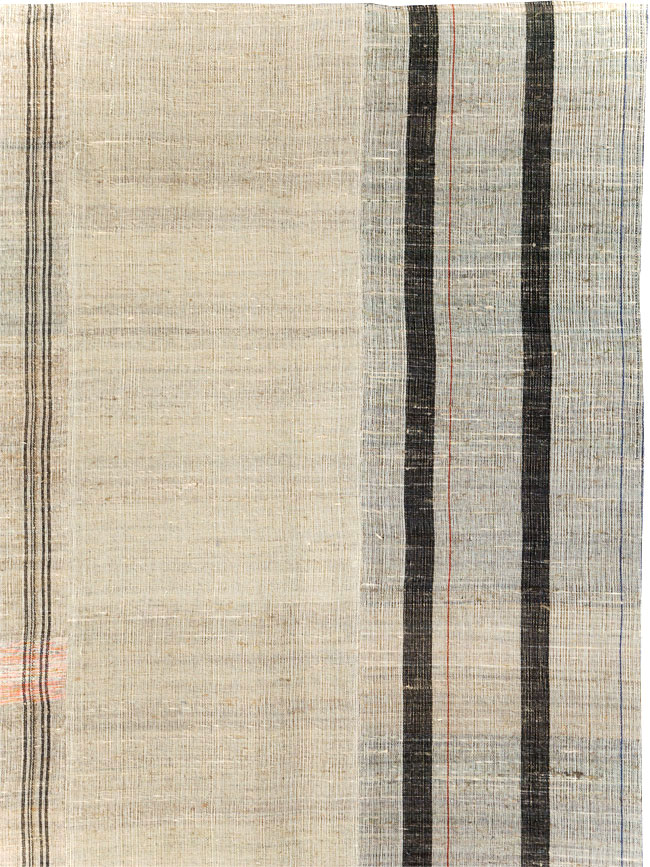 Vintage Turkish Flatweave Kilim Room Size Carpet, No.31313 - Gss