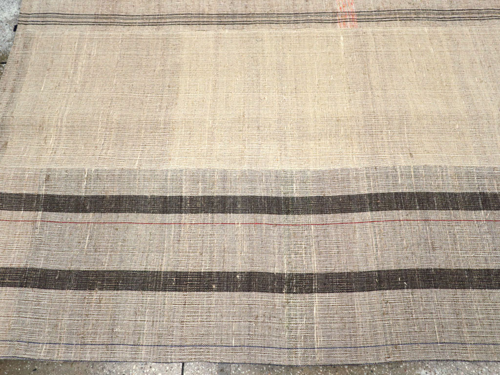 Vintage Turkish Flatweave Kilim Room Size Carpet, No.31313 - Gss