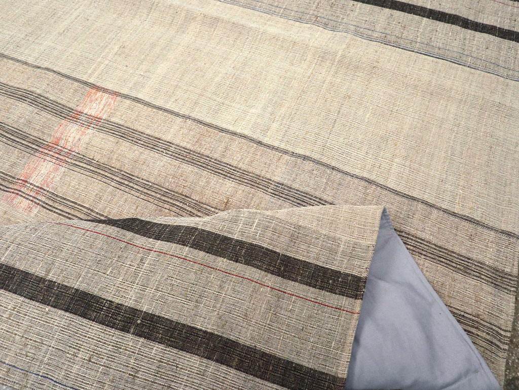 Vintage Turkish Flatweave Kilim Room Size Carpet, No.31313 - Gss