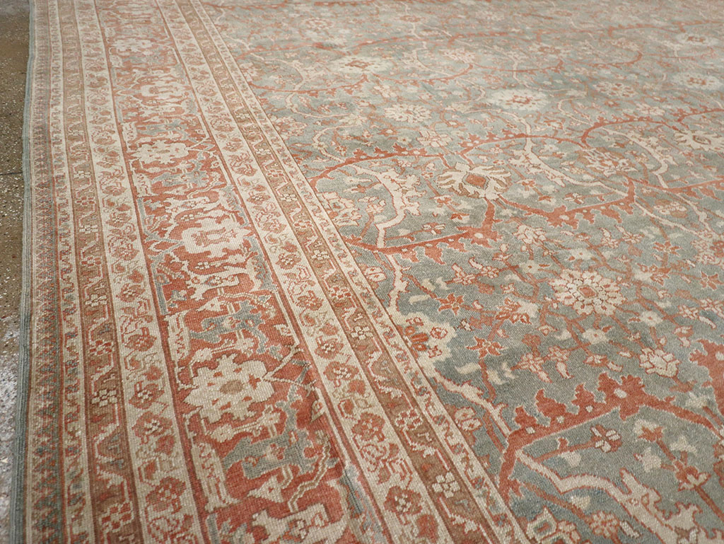 Vintage Turkish Sivas Large Room Size Carpet, No.31317 - Gss
