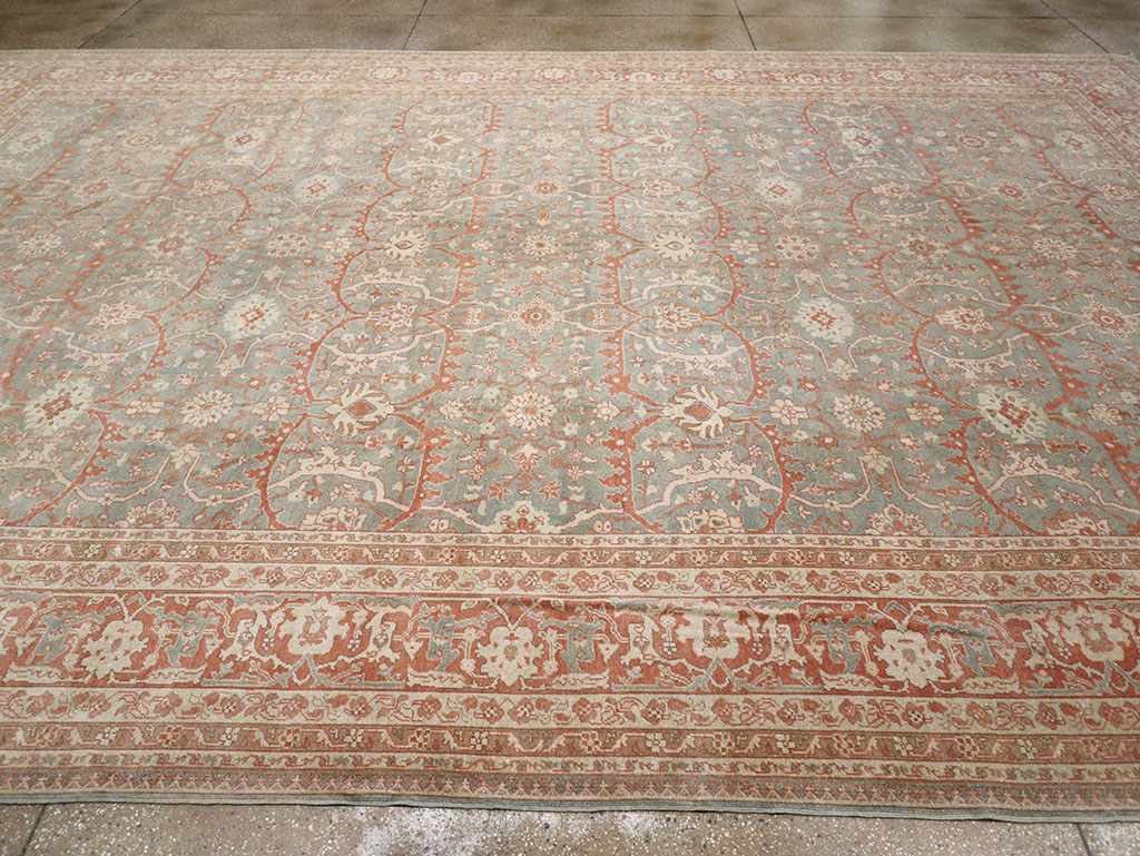 Vintage Turkish Sivas Large Room Size Carpet, No.31317 - Gss