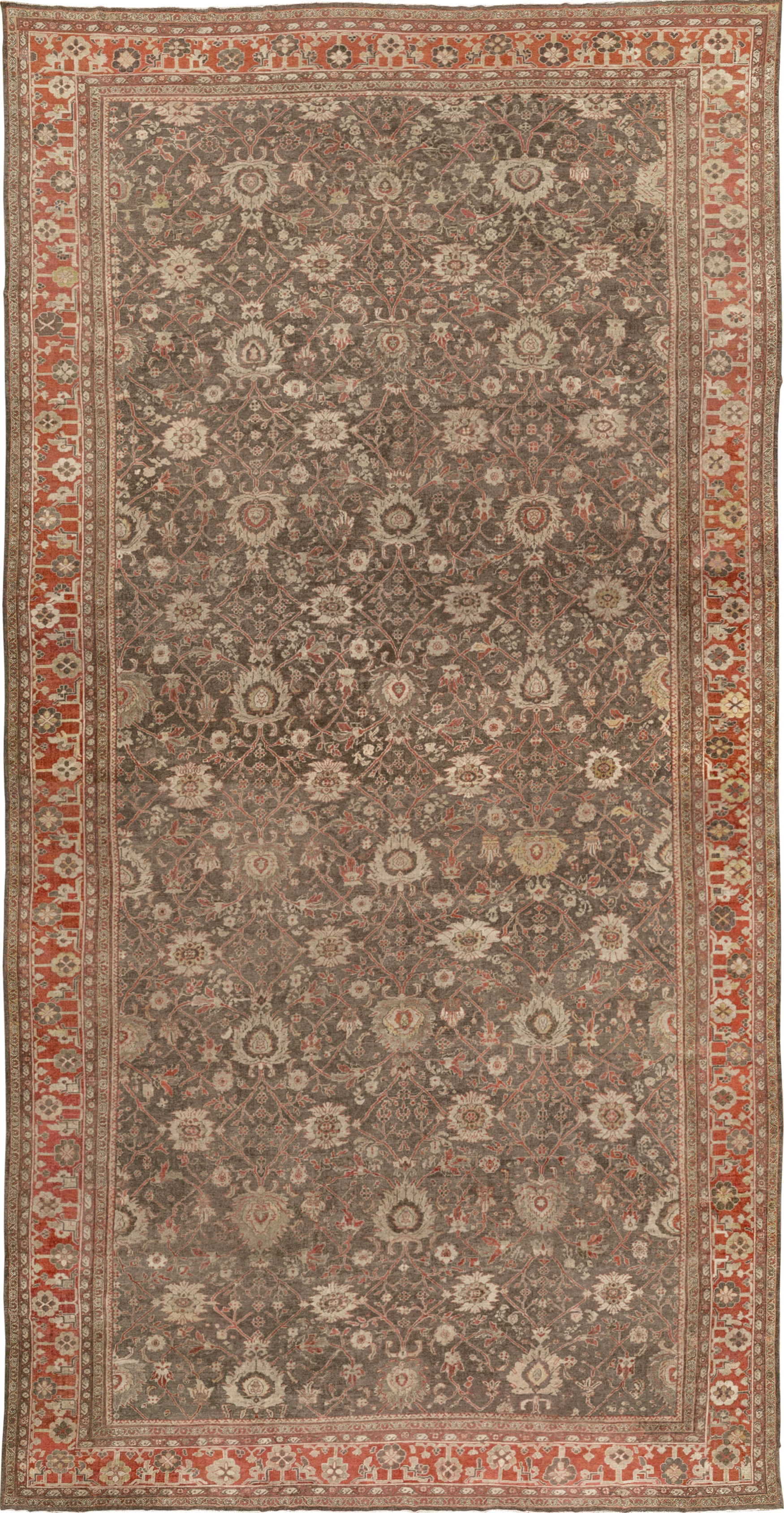 Antique Persian Mahal Oversize Carpet, No.31321 - Gss