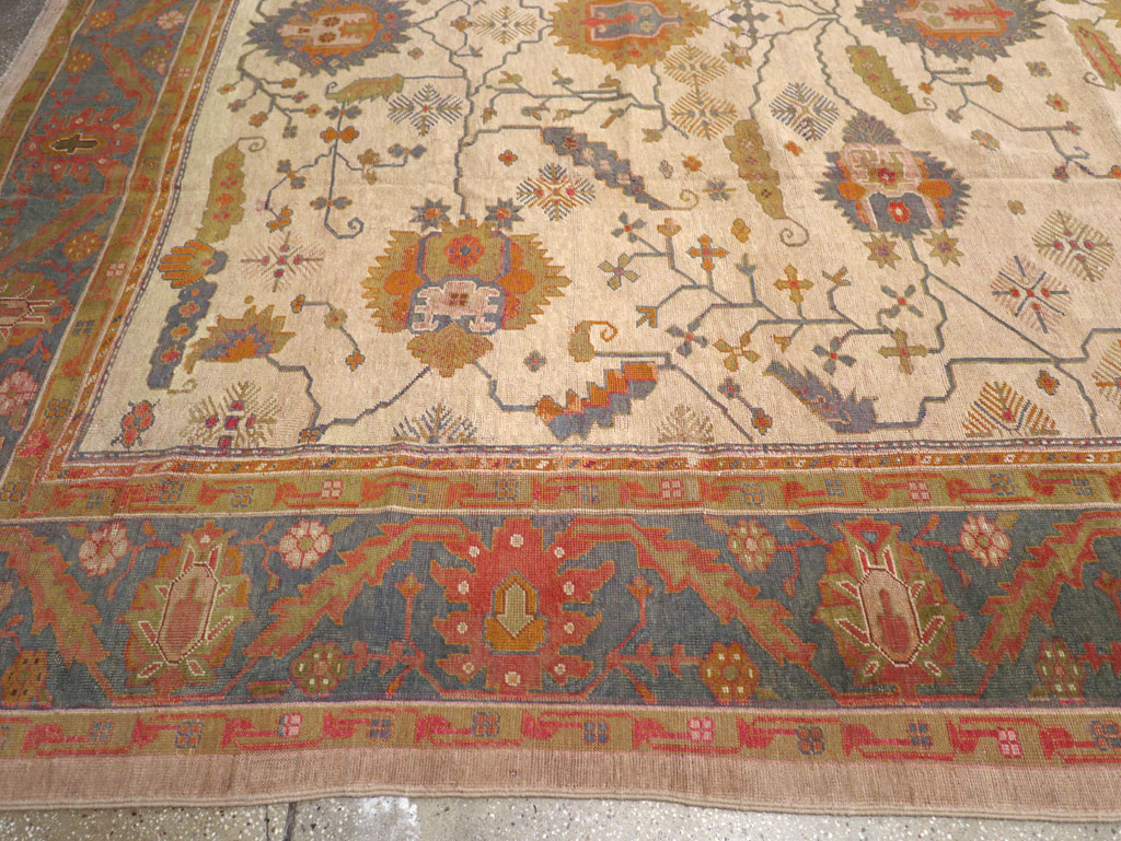 Antique Turkish Oushak Oversize Carpet, No.31328 - Gss