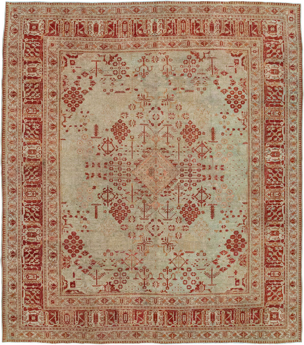 Antique Persian Joshegan Room Size Carpet, No.31336 - Gss