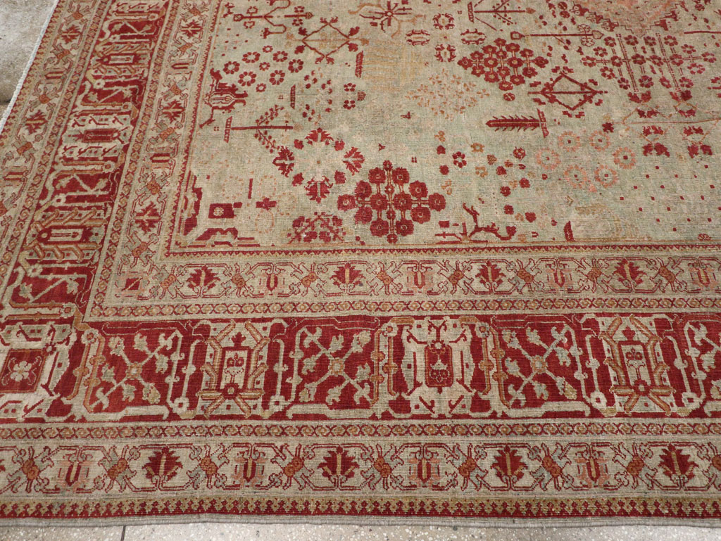 Antique Persian Joshegan Room Size Carpet, No.31336 - Gss