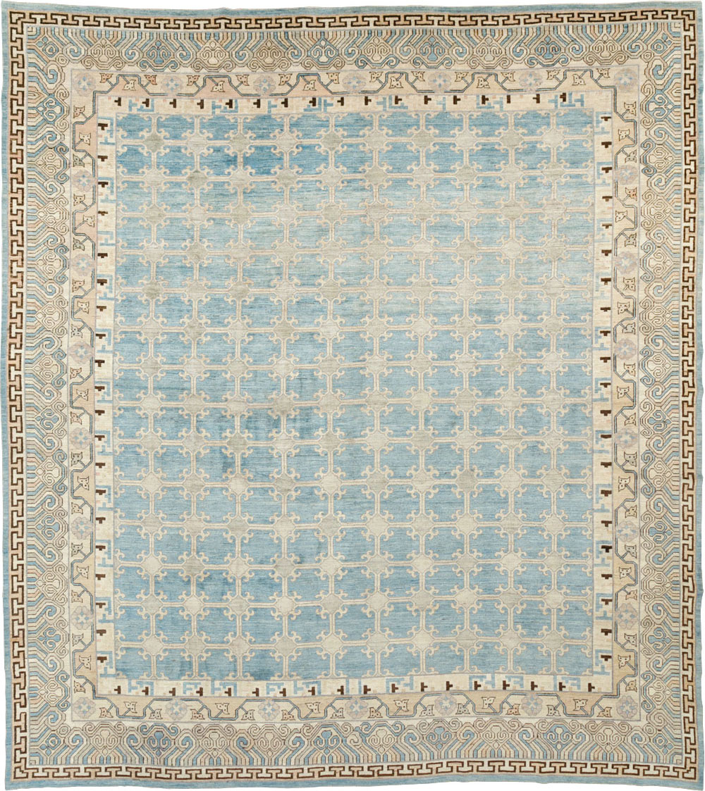 Modern East Turkestan Khotan Large Room Size Carpet, No.31342 - Gss