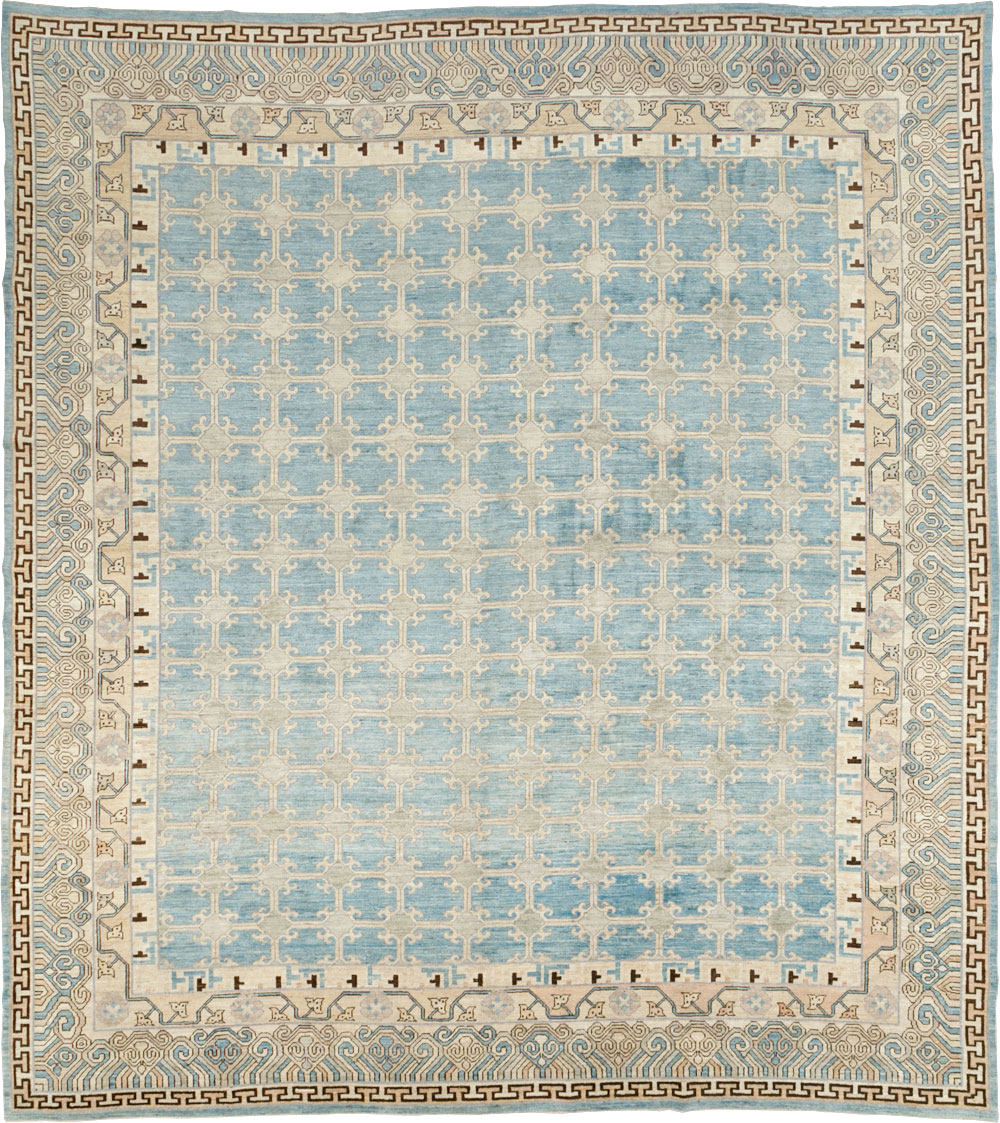 Modern East Turkestan Khotan Large Room Size Carpet, No.31342 - Gss