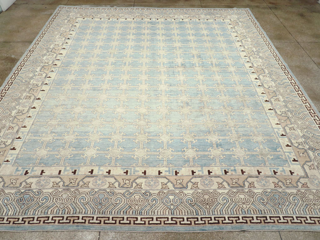 Modern East Turkestan Khotan Large Room Size Carpet, No.31342 - Gss