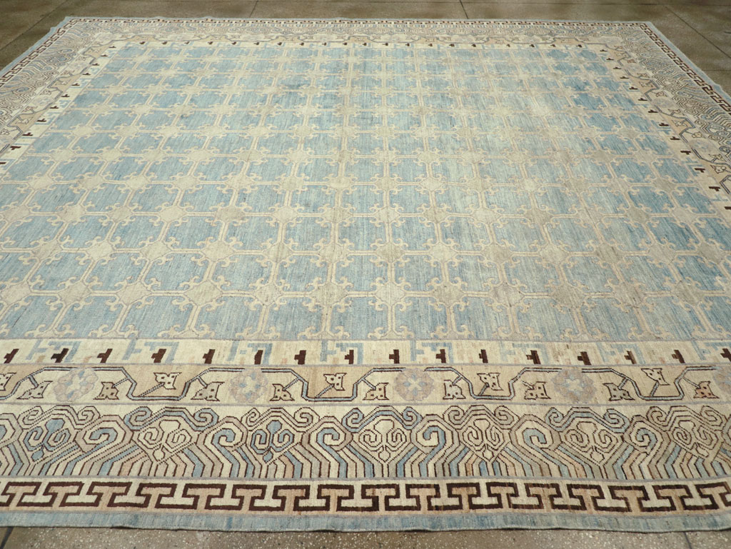 Modern East Turkestan Khotan Large Room Size Carpet, No.31342 - Gss