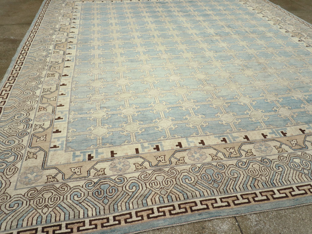 Modern East Turkestan Khotan Large Room Size Carpet, No.31342 - Gss