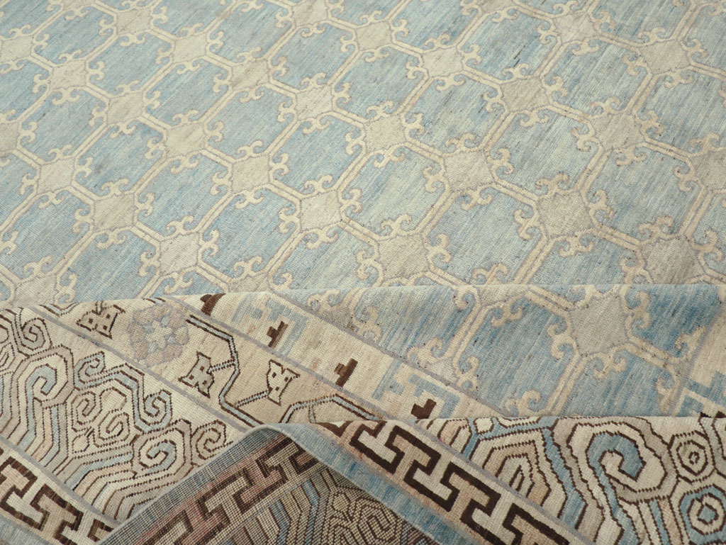 Modern East Turkestan Khotan Large Room Size Carpet, No.31342 - Gss