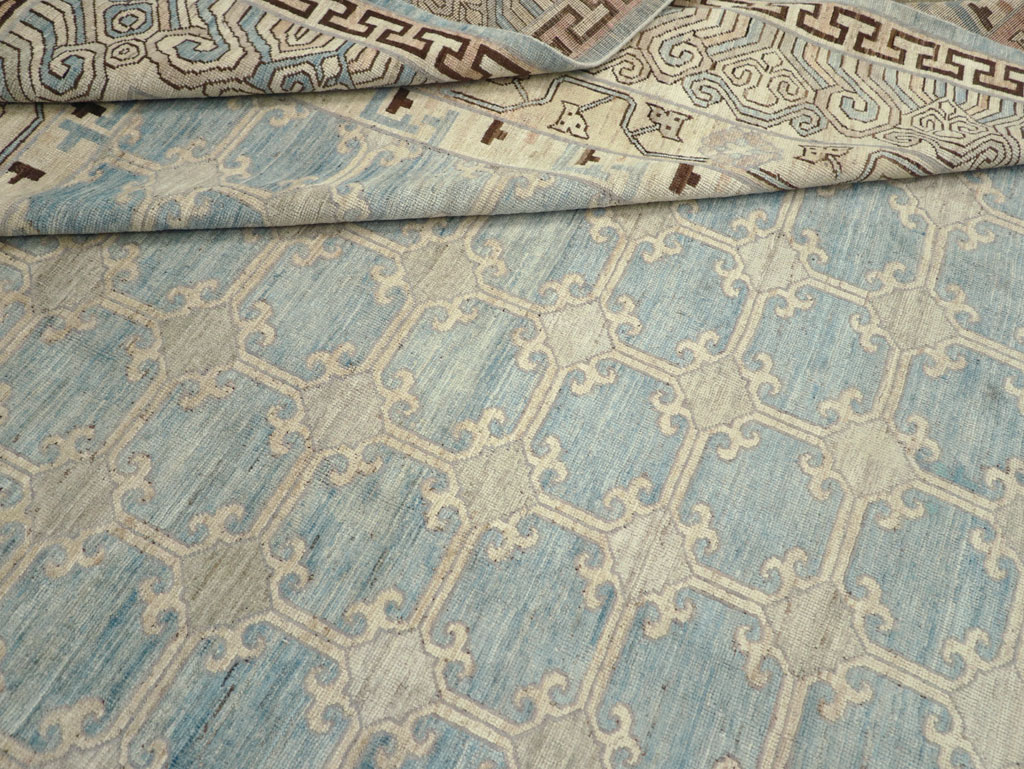 Modern East Turkestan Khotan Large Room Size Carpet, No.31342 - Gss