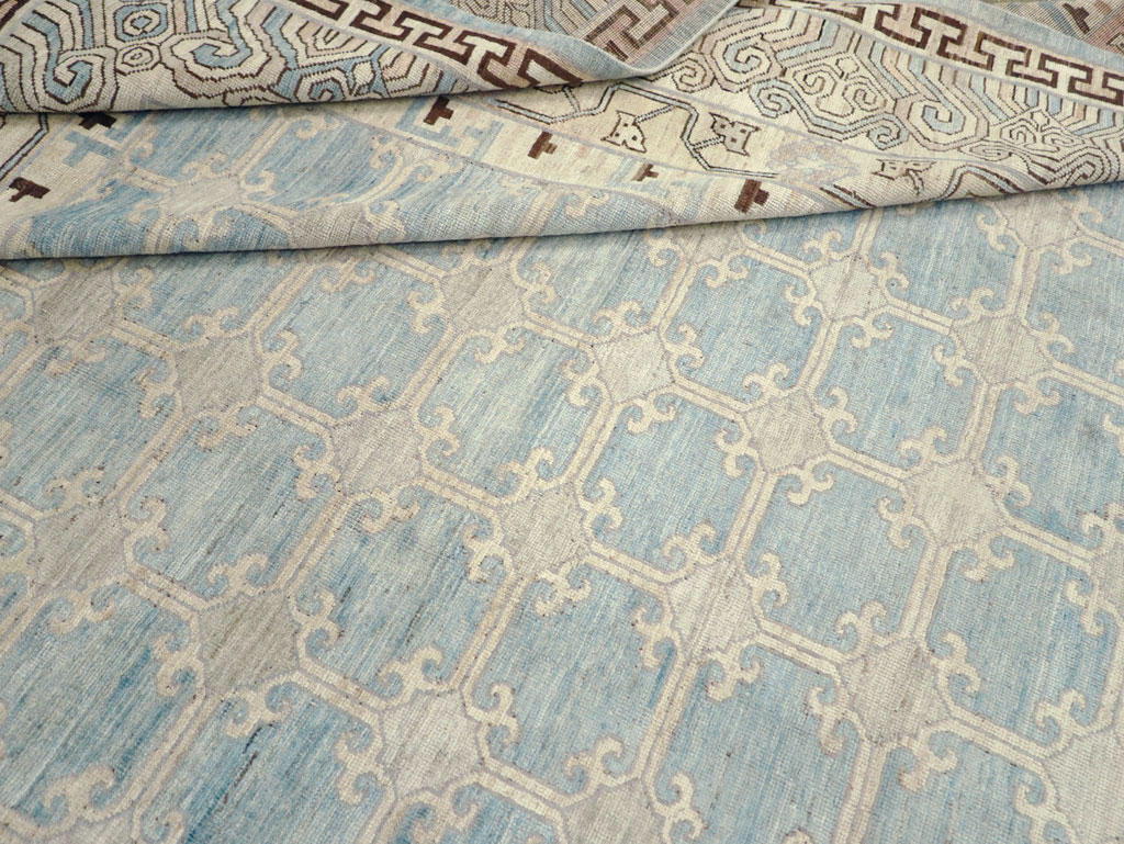Modern East Turkestan Khotan Large Room Size Carpet, No.31342 - Gss