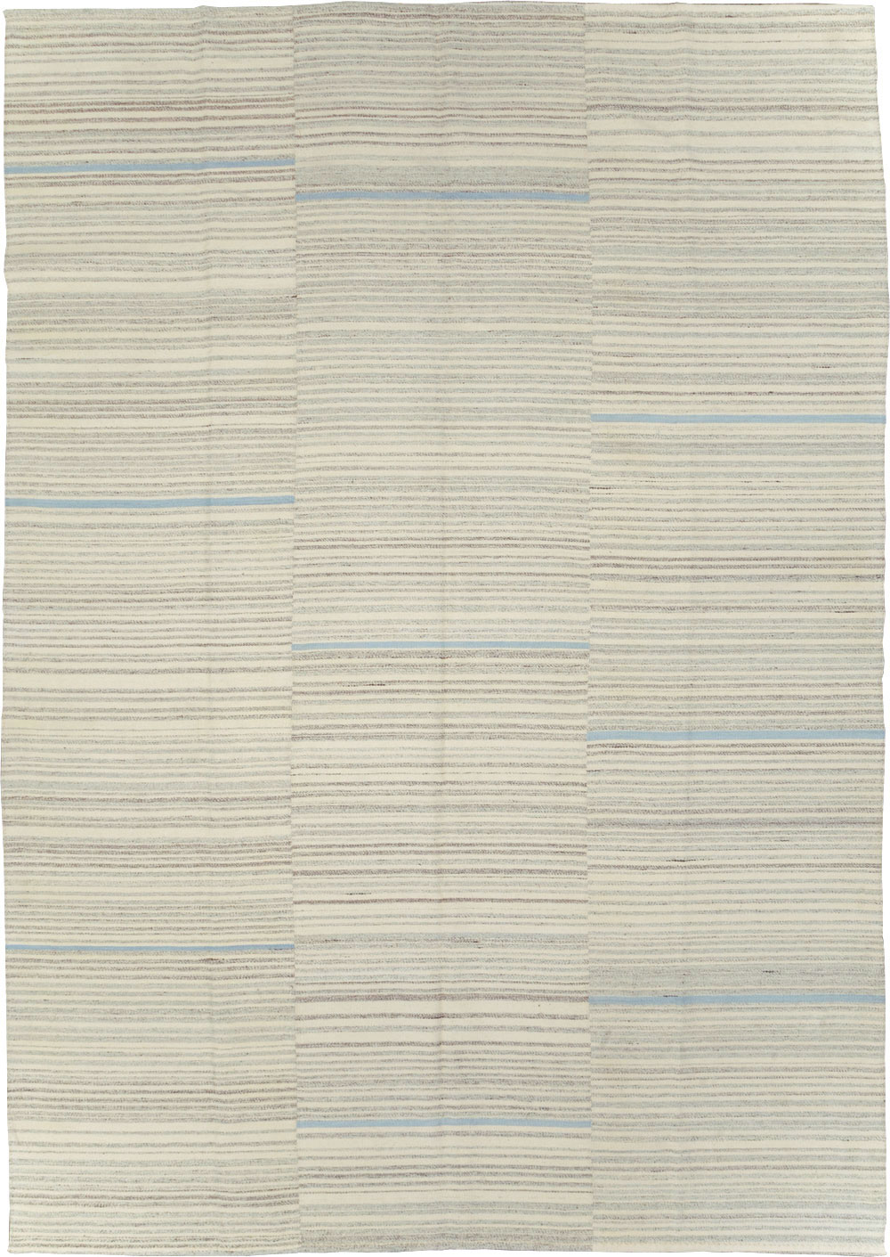Contemporary Turkish Flatweave Kilim Room Size Carpet, No.31355 - Gss