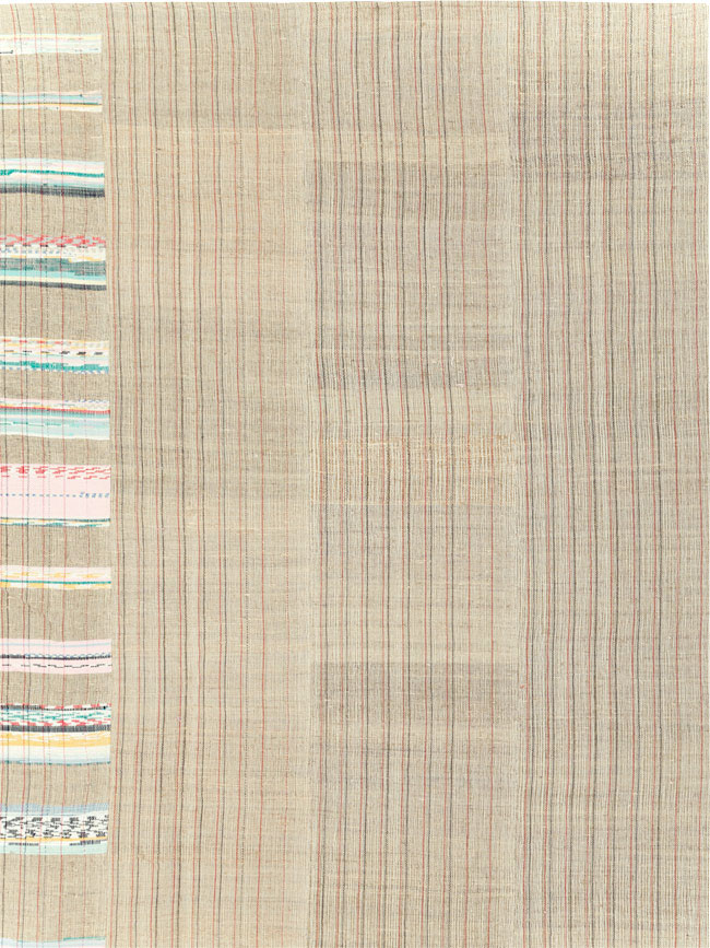 Modern Turkish Flatweave Large Room Size Carpet, No.31357 - Gss