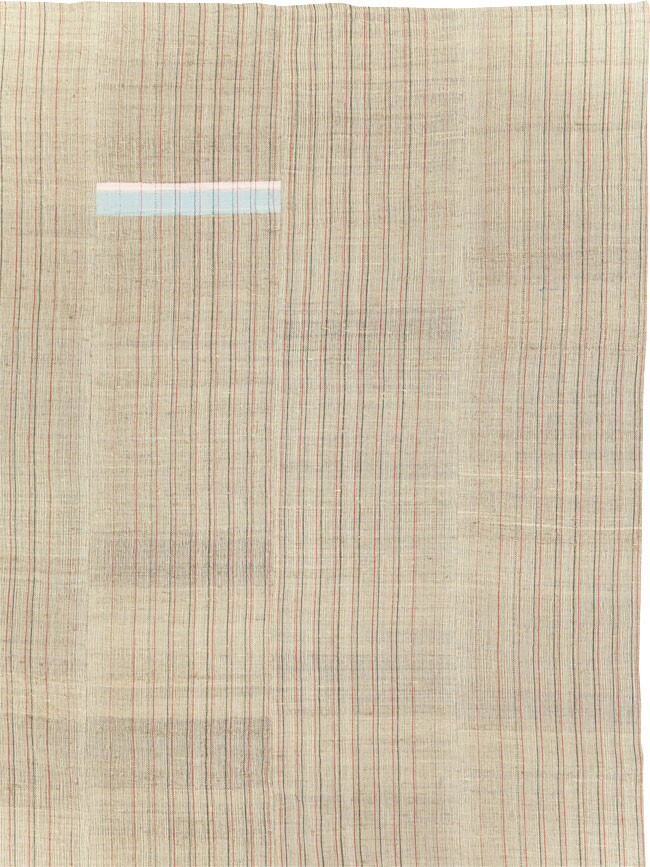 Modern Turkish Flatweave Large Room Size Carpet, No.31357 - Gss