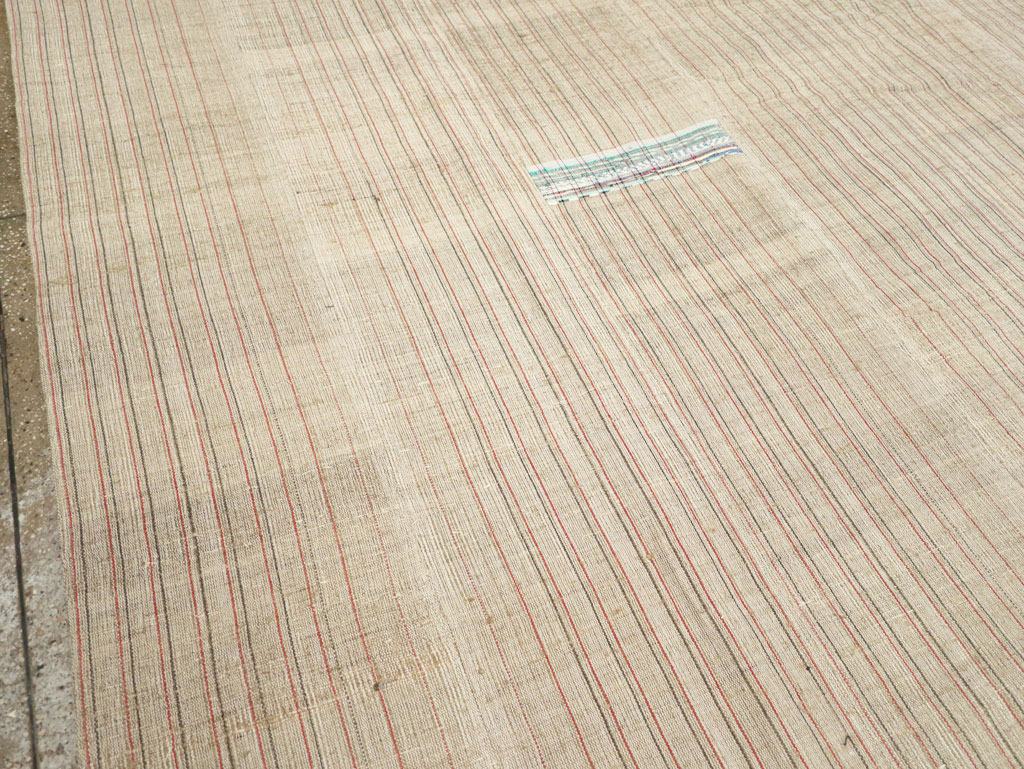 Modern Turkish Flatweave Large Room Size Carpet, No.31357 - Gss