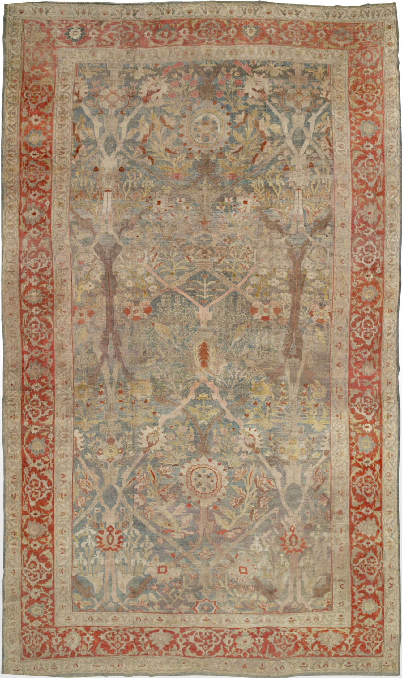 Antique Persian Bidjar Oversize Carpet, No.31358 - Gss