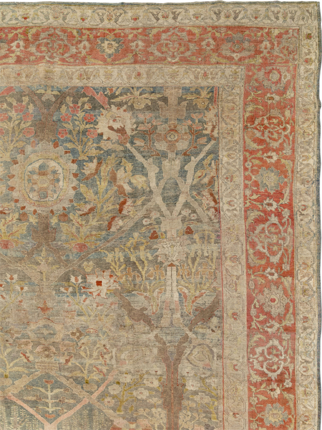 Antique Persian Bidjar Oversize Carpet, No.31358 - Gss