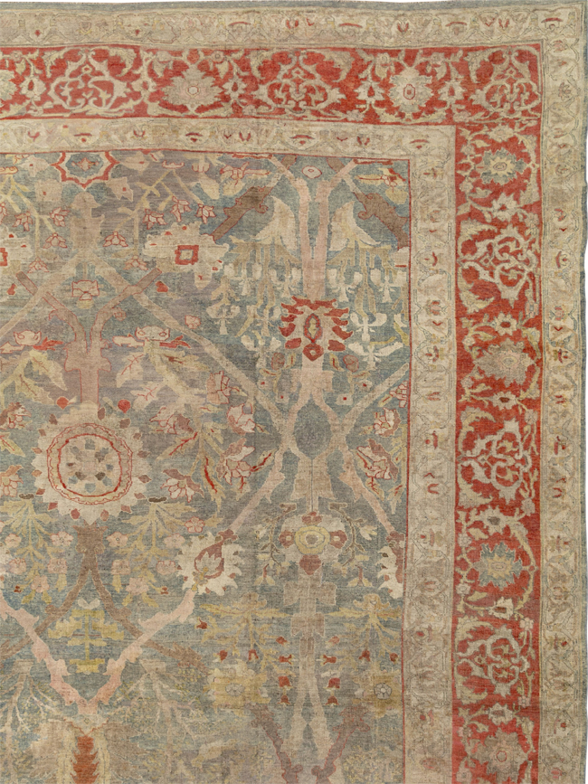Antique Persian Bidjar Oversize Carpet, No.31358 - Gss