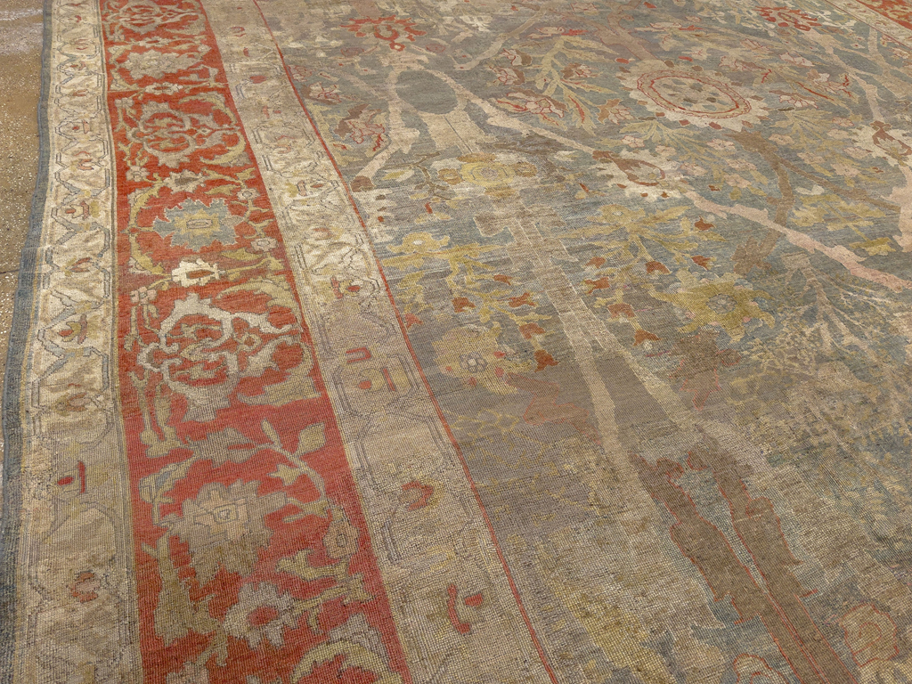 Antique Persian Bidjar Oversize Carpet, No.31358 - Gss