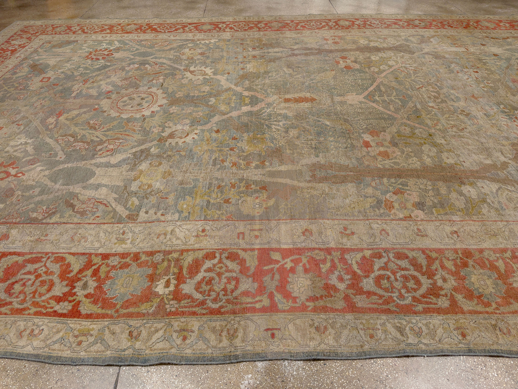 Antique Persian Bidjar Oversize Carpet, No.31358 - Gss