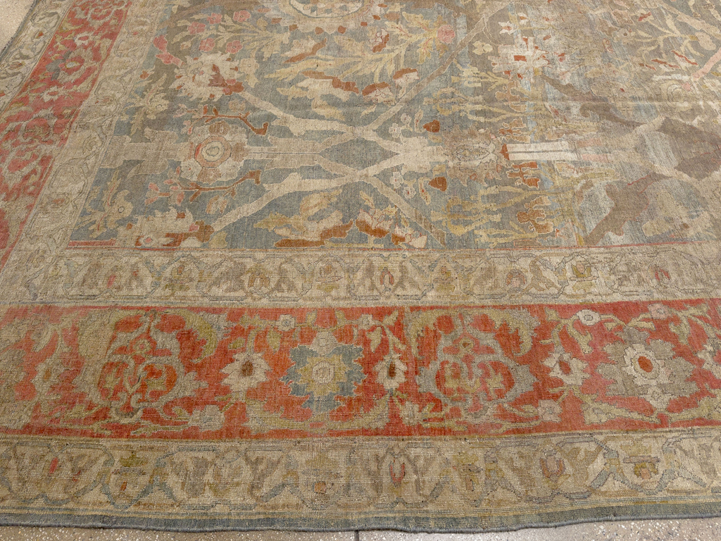 Antique Persian Bidjar Oversize Carpet, No.31358 - Gss