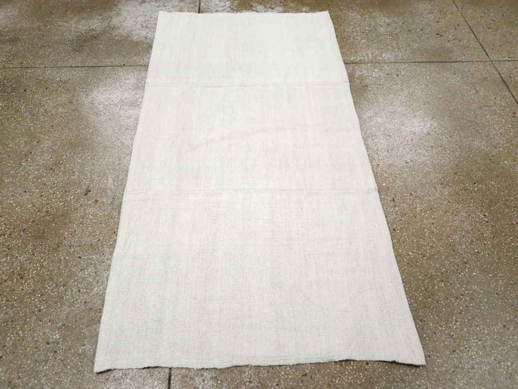 Vintage Turkish Flatweave Kilim Throw Rug, No.31362 - Gss