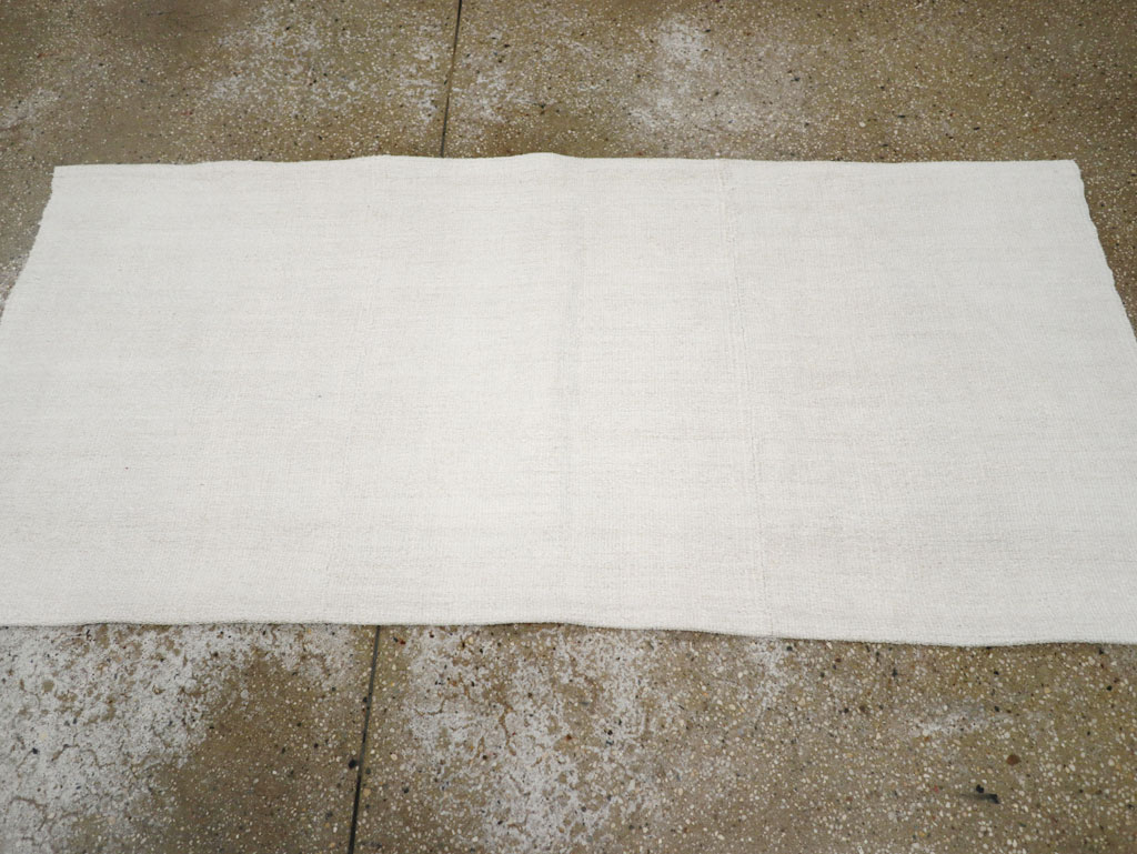 Vintage Turkish Flatweave Kilim Throw Rug, No.31363 - Gss