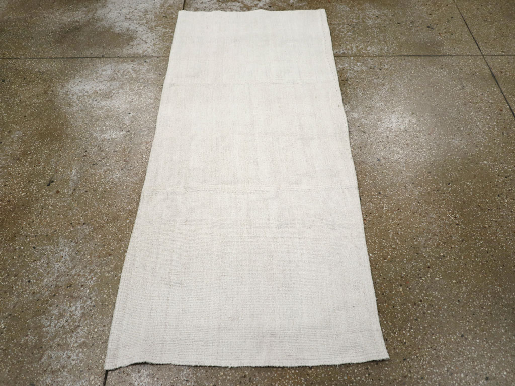 Vintage Turkish Flatweave Kilim Throw Rug, No.31364 - Gss