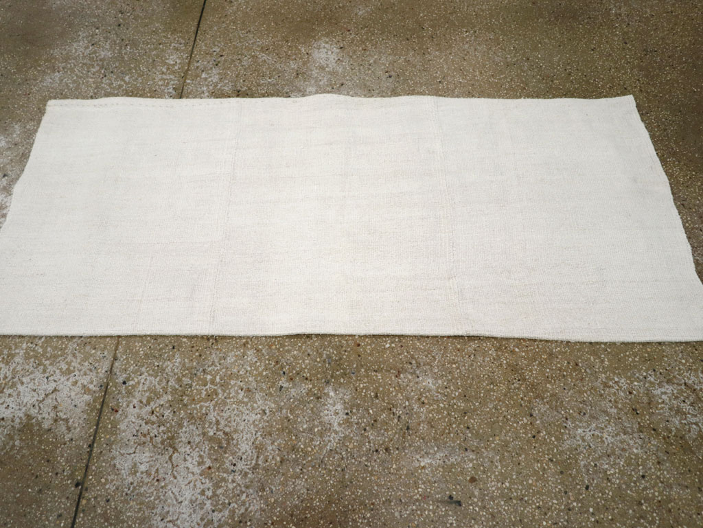 Vintage Turkish Flatweave Kilim Throw Rug, No.31364 - Gss