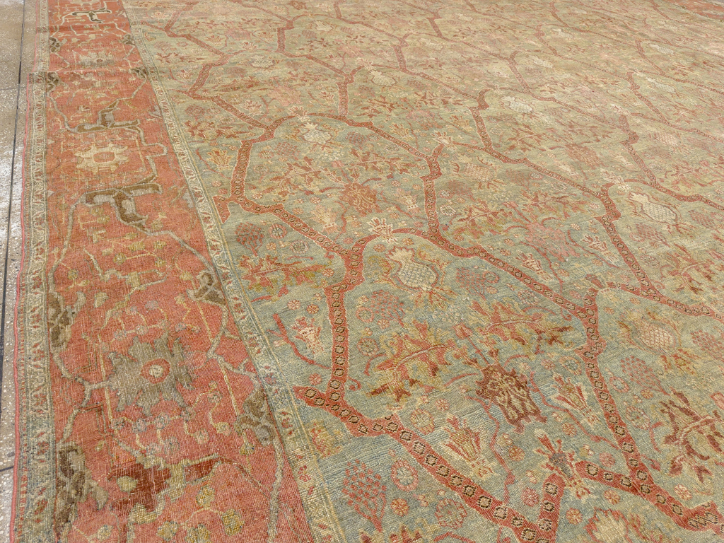 Antique Persian Bidjar Large Carpet, No.31368 - Gss