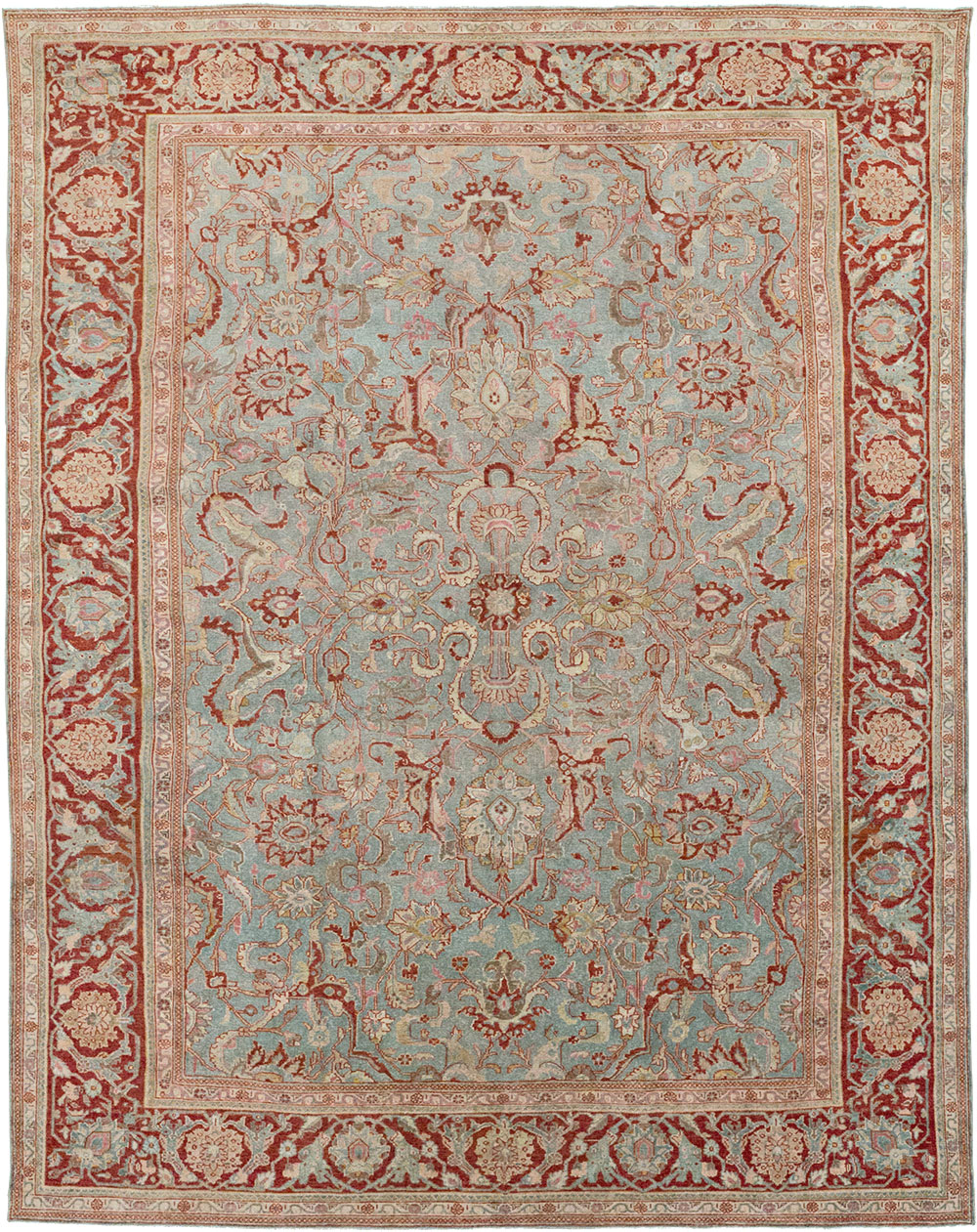 Antique Persian Malayer Room Size Carpet, No.31369 - Gss