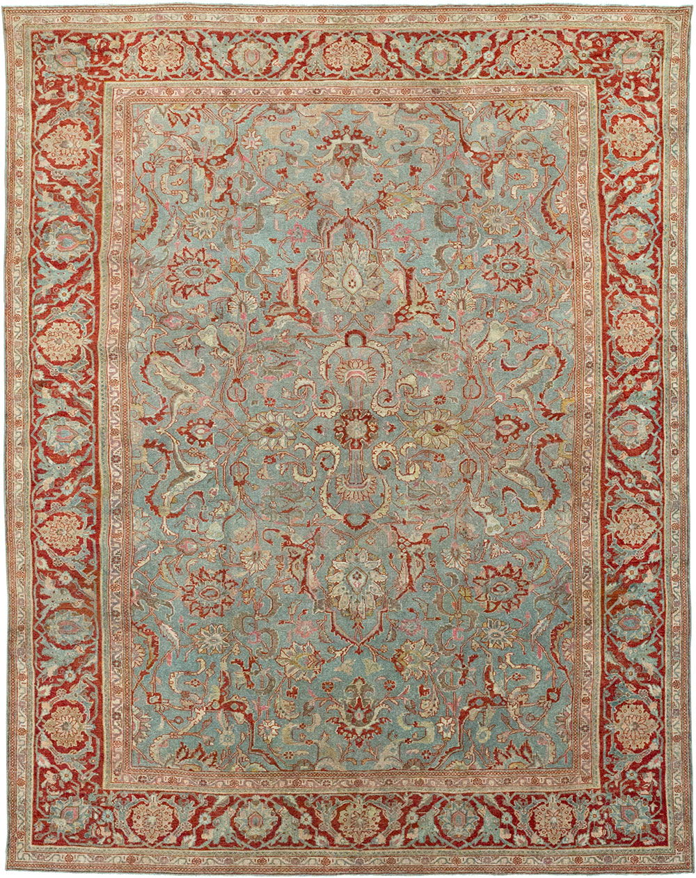 Antique Persian Malayer Room Size Carpet, No.31369 - Gss