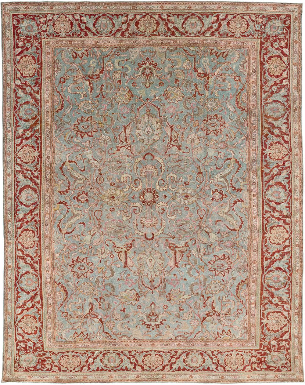Antique Persian Malayer Room Size Carpet, No.31369 - Gss