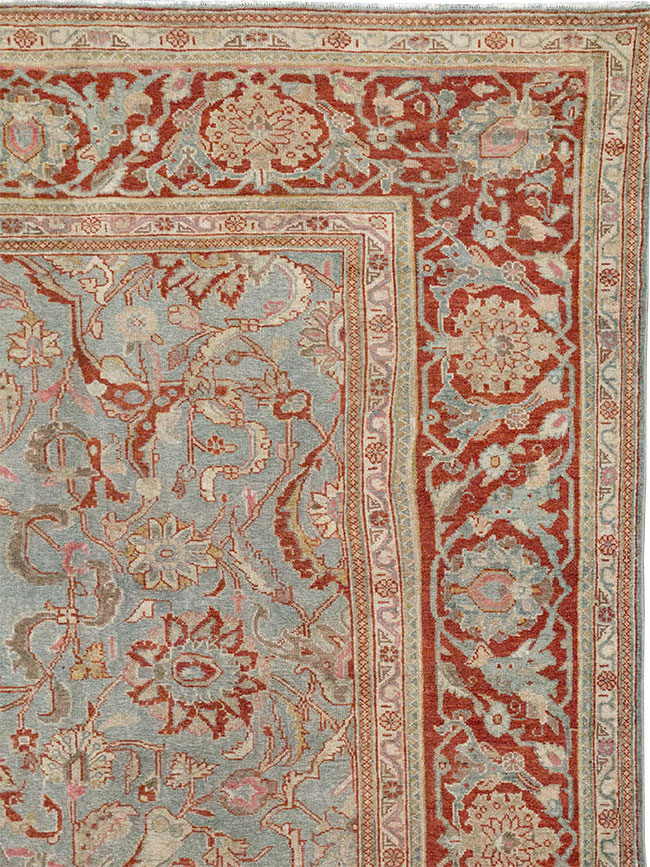 Antique Persian Malayer Room Size Carpet, No.31369 - Gss