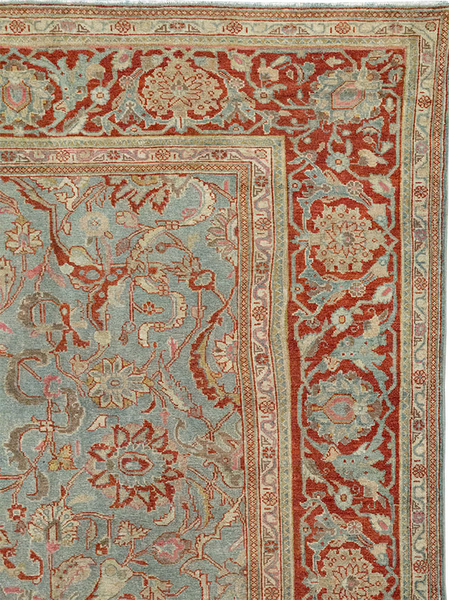 Antique Persian Malayer Room Size Carpet, No.31369 - Gss