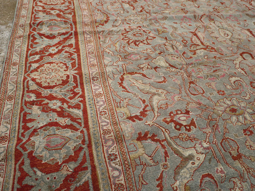 Antique Persian Malayer Room Size Carpet, No.31369 - Gss