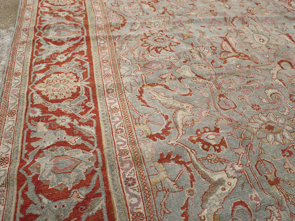 Antique Persian Malayer Room Size Carpet, No.31369 - Gss
