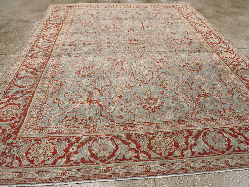 Antique Persian Malayer Room Size Carpet, No.31369 - Gss
