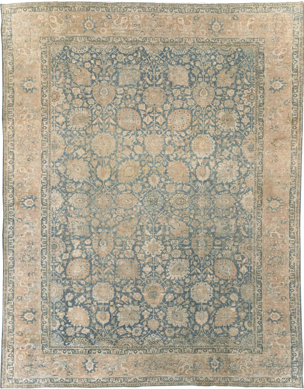 Antique Persian Tabriz Room Size Carpet, No.31374 - Gss