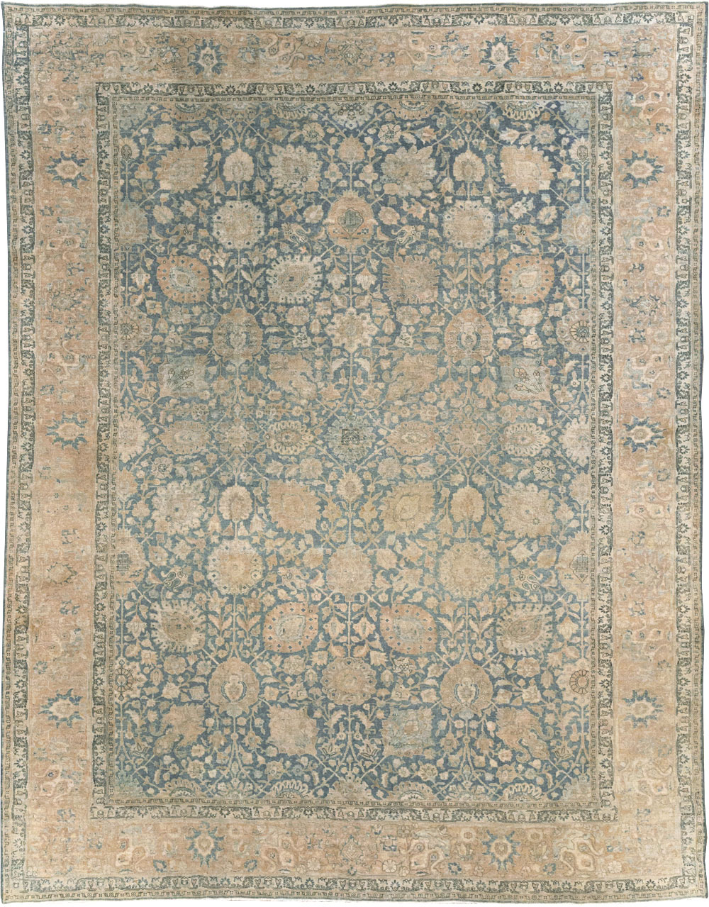 Antique Persian Tabriz Room Size Carpet, No.31374 - Gss