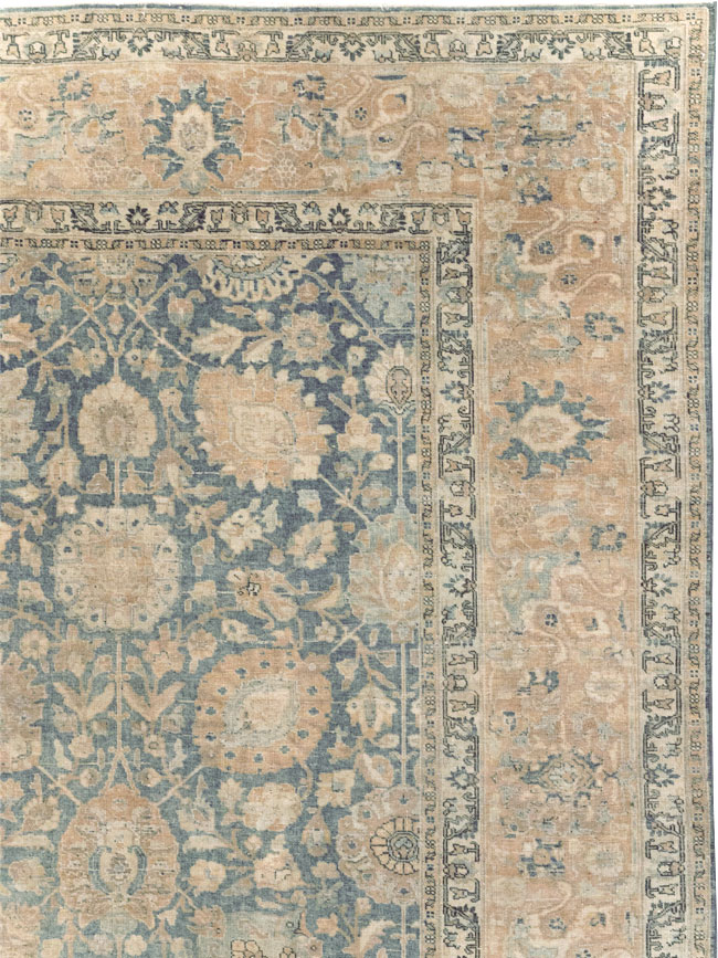 Antique Persian Tabriz Room Size Carpet, No.31374 - Gss