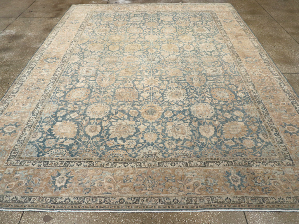 Antique Persian Tabriz Room Size Carpet, No.31374 - Gss