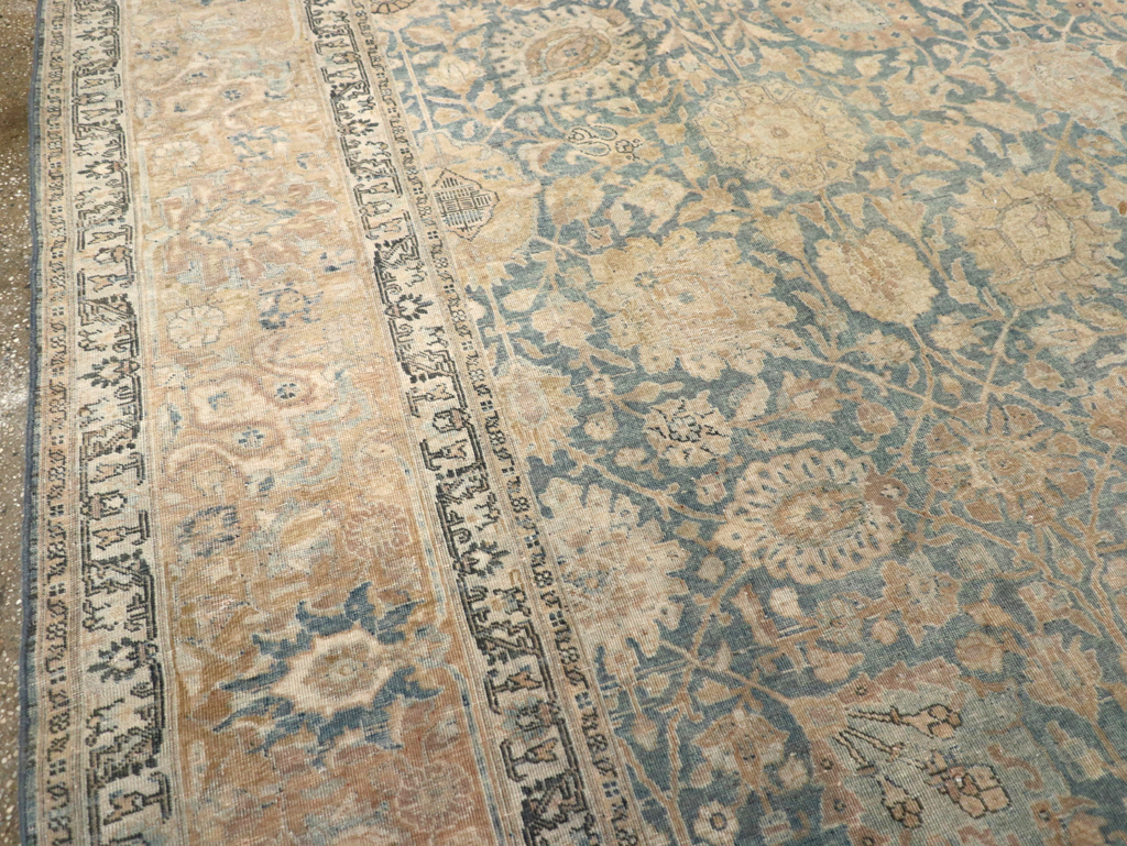 Antique Persian Tabriz Room Size Carpet, No.31374 - Gss