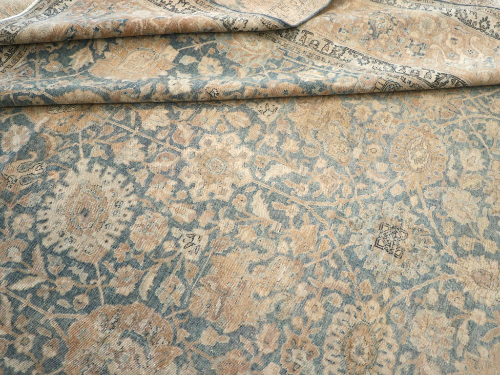 Antique Persian Tabriz Room Size Carpet, No.31374 - Gss