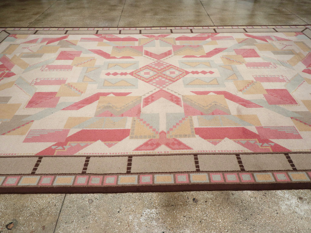 Vintage European Art Deco Large Room Size Carpet, No.31378 - Gss
