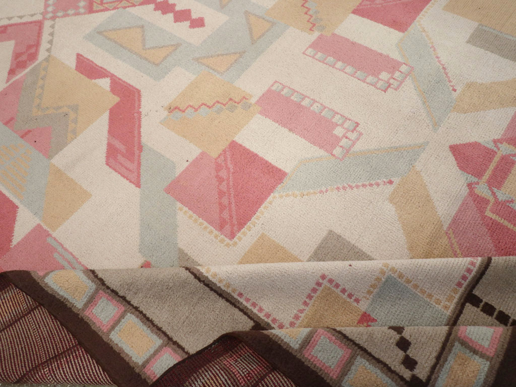 Vintage European Art Deco Large Room Size Carpet, No.31378 - Gss